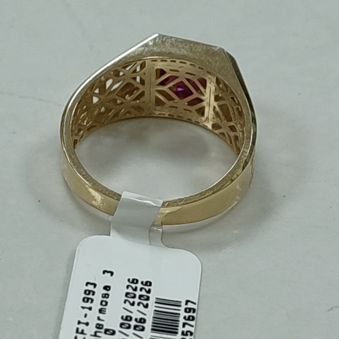 ANILLOS CABALLERO ORO 14K 5.6 (NUEVO)