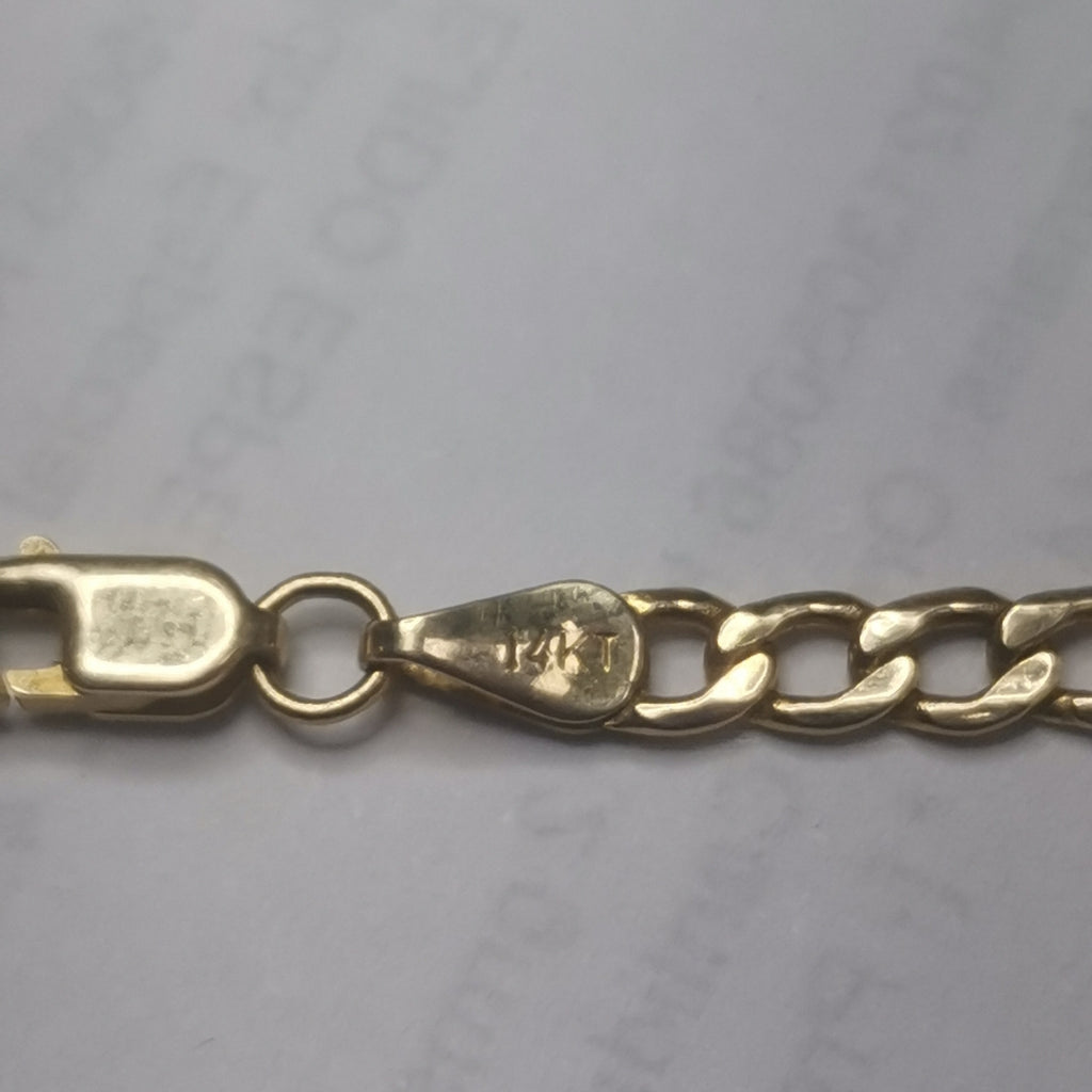 CADENA ORO 14 K 3.9 GRMS (SEMINUEVO)