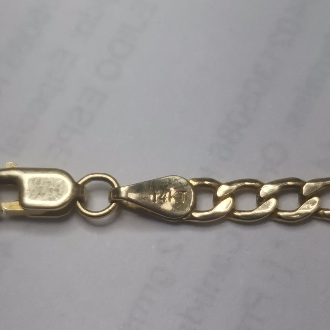 CADENA ORO 14 K 3.9 GRMS (SEMINUEVO)