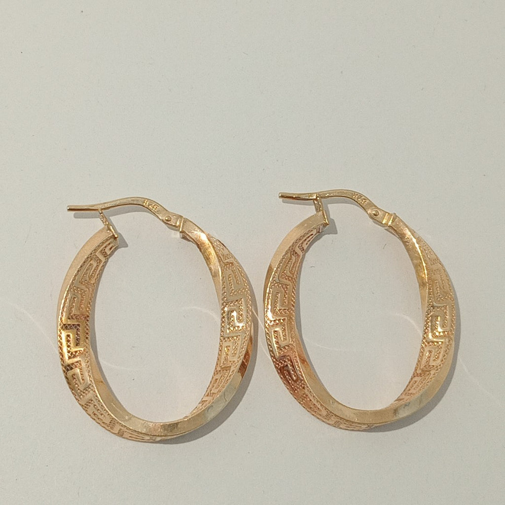 ARRACADAS PAR ORO 14 K 2.3 GRMS (SEMINUEVO)