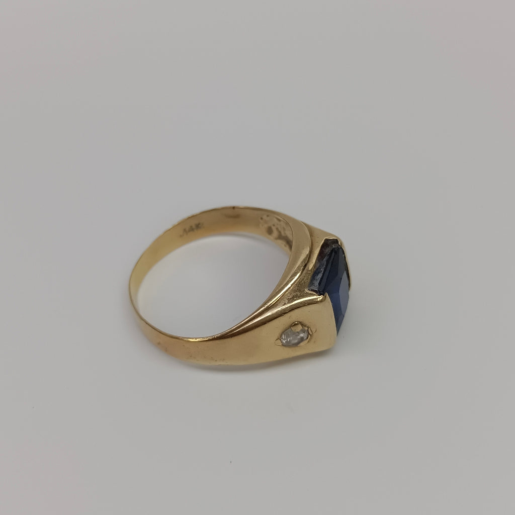 ANILLO ORO 14 K 4.3 GRMS (SEMINUEVO)