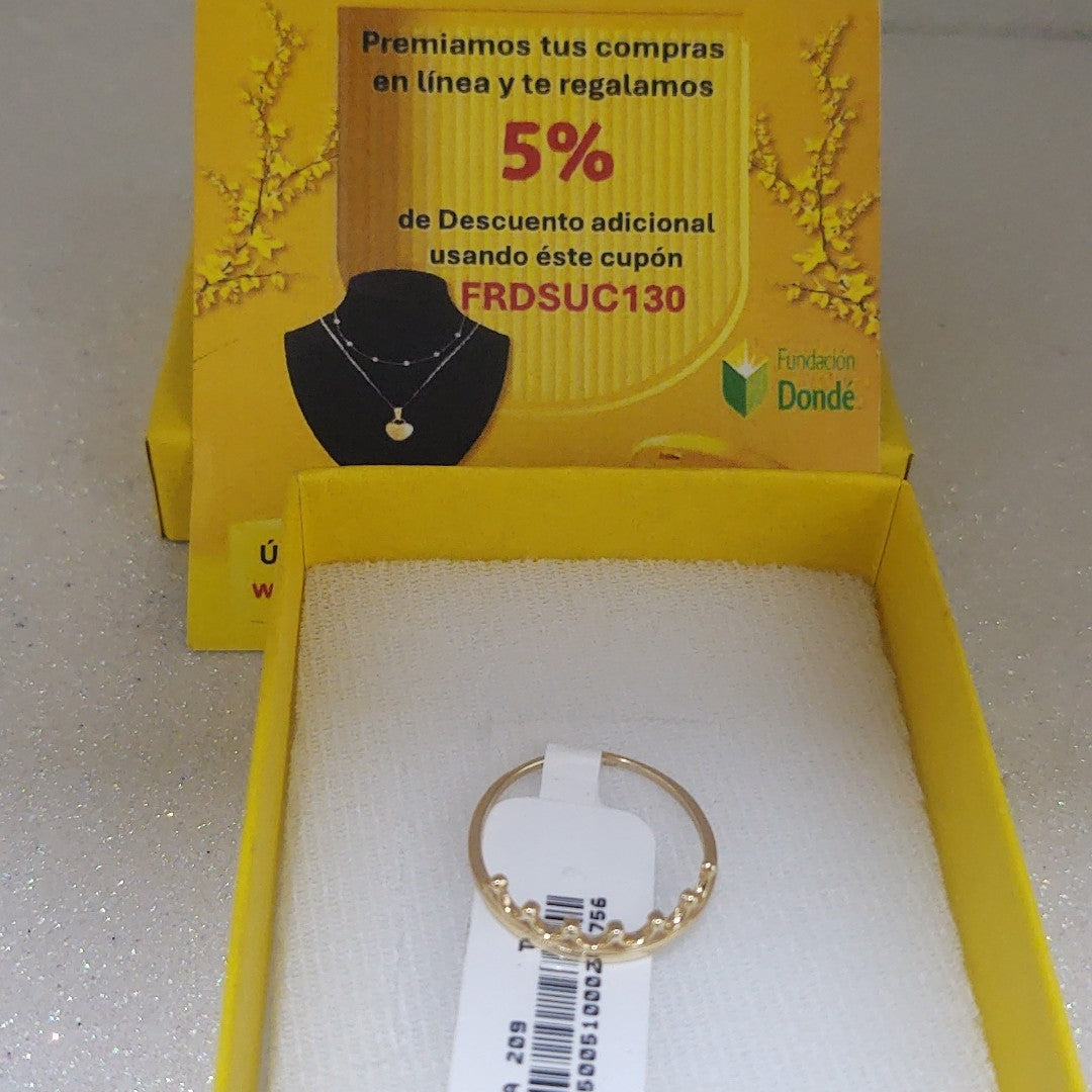 ANILLOS DAMA ORO 14K 1.5 (NUEVO)