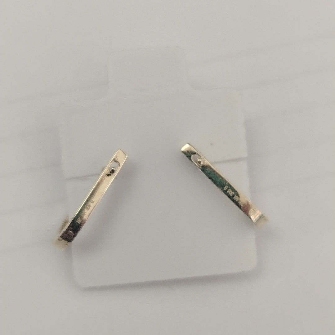 BROQUELES ORO 14K 1.5 (NUEVO)