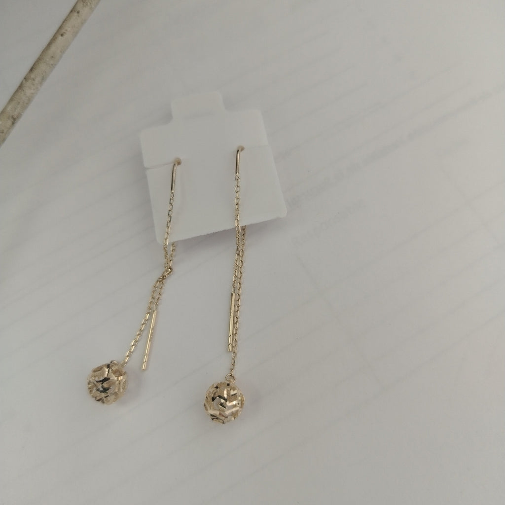BROQUELES ORO 14K 1.6 (NUEVO)