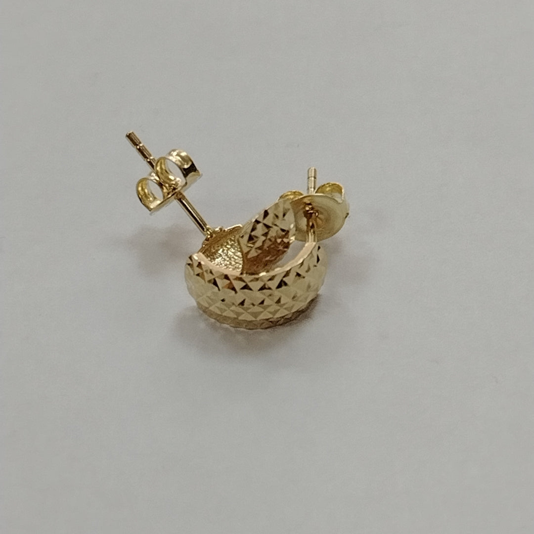 BROQUELES ORO 14K 1.8 (NUEVO)