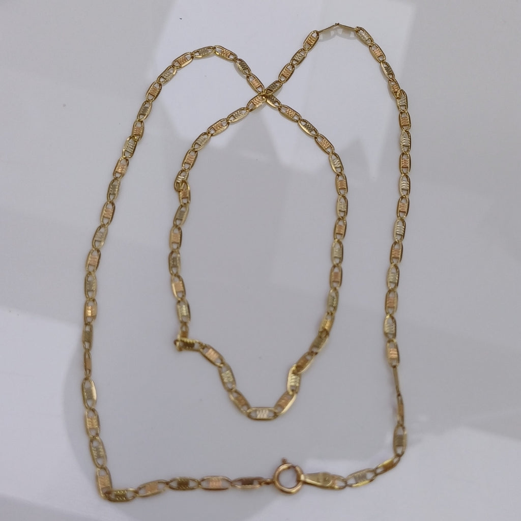 CADENA ORO, RODIADO 10 K 3.7 GRMS (SEMINUEVO)