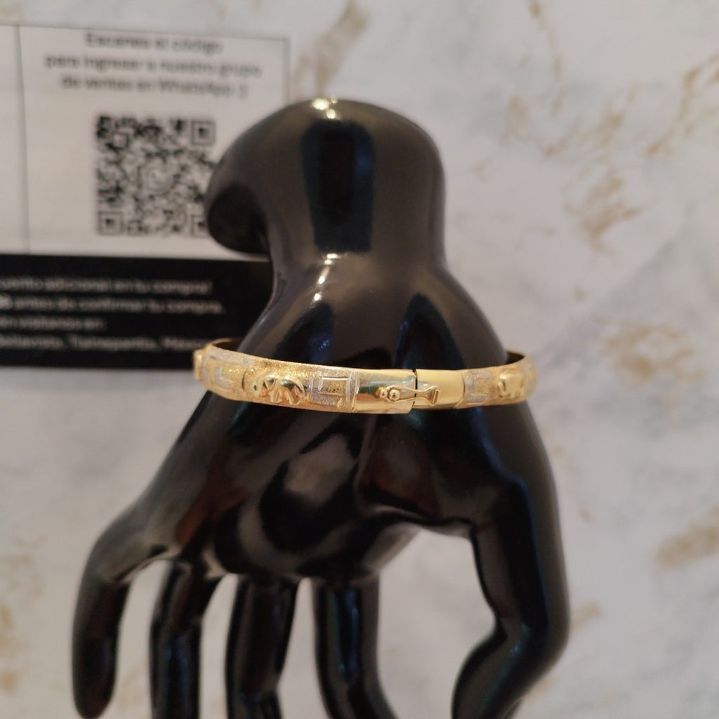 BRAZALETE ORO 14 K 7.4 GRMS (SEMINUEVO)
