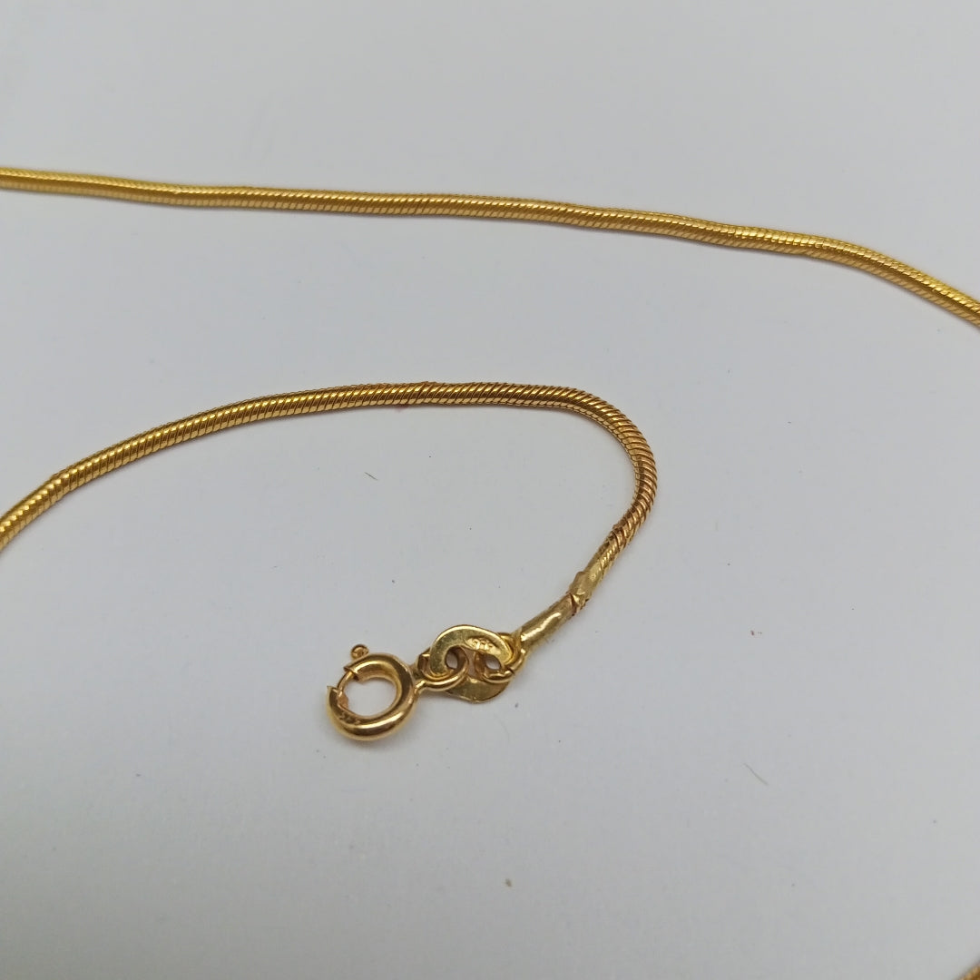 CADENA ORO 14 K 3.5 GRMS (SEMINUEVO)
