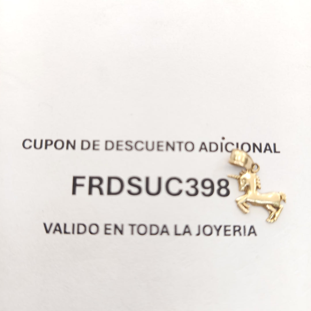 DIJE ORO 14 K 0.9 GRMS (SEMINUEVO)