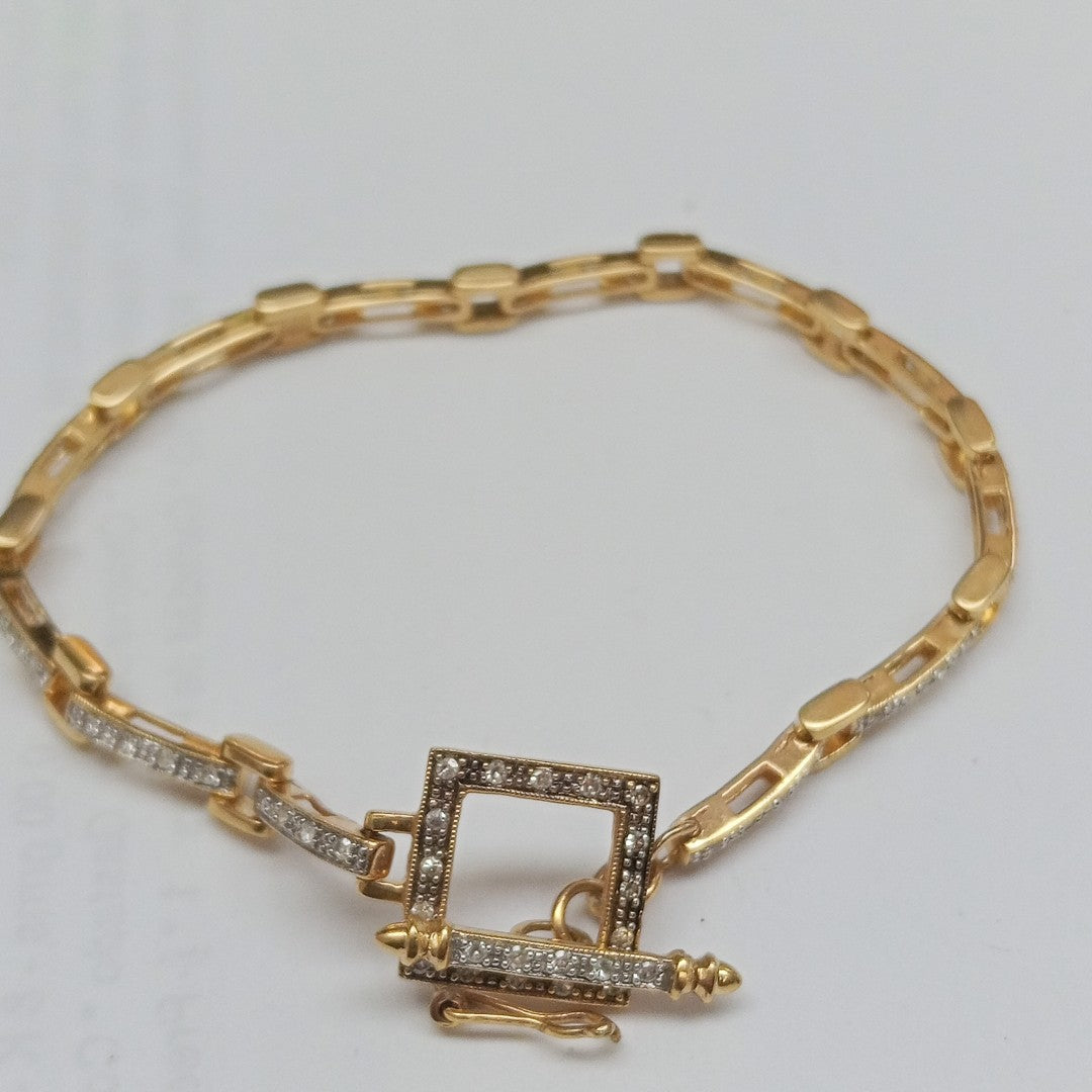 PULSERA ORO 14 K 7.4 GRMS (SEMINUEVO)
