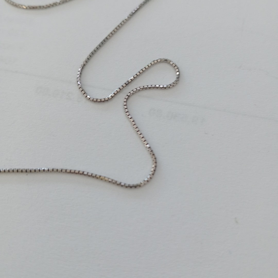 CADENA ORO BLANCO 10 K 1.5 GRMS (SEMINUEVO)