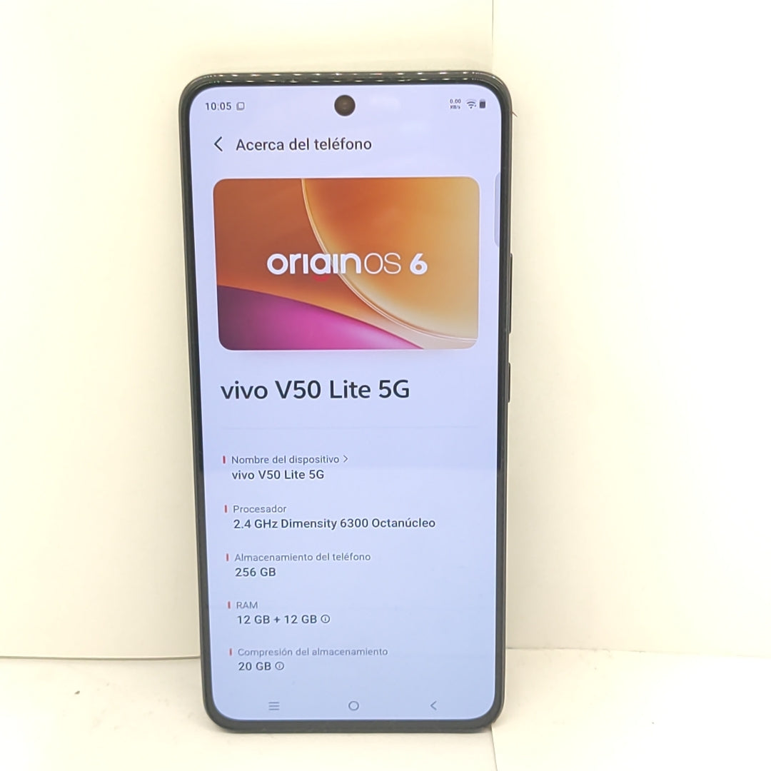 CELULAR VIVO V50 LITE 5G V2440 (2025) 256 GB 12 GB RAM (SEMINUEVO)
