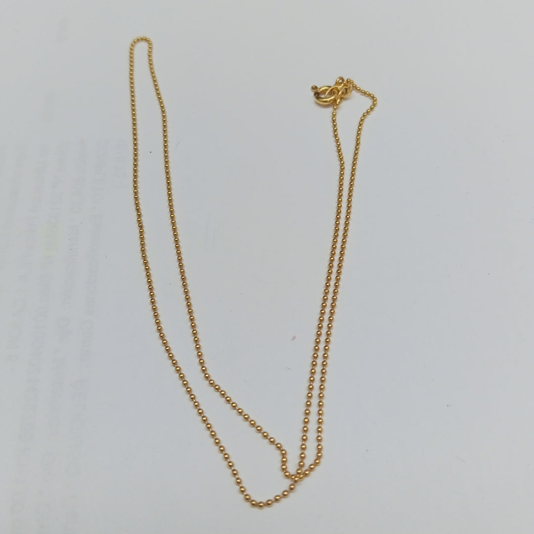 CADENA ORO 18 K 1.8 GRMS (SEMINUEVO)