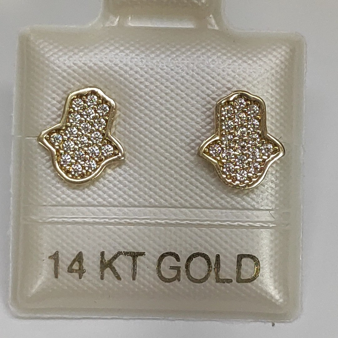 BROQUELES ORO 14K 1.3 (NUEVO)