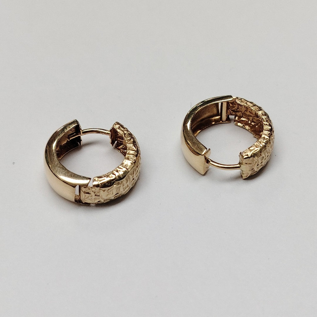 ARETES PAR ORO 14 K 2,10 GRMS (SEMINUEVO)