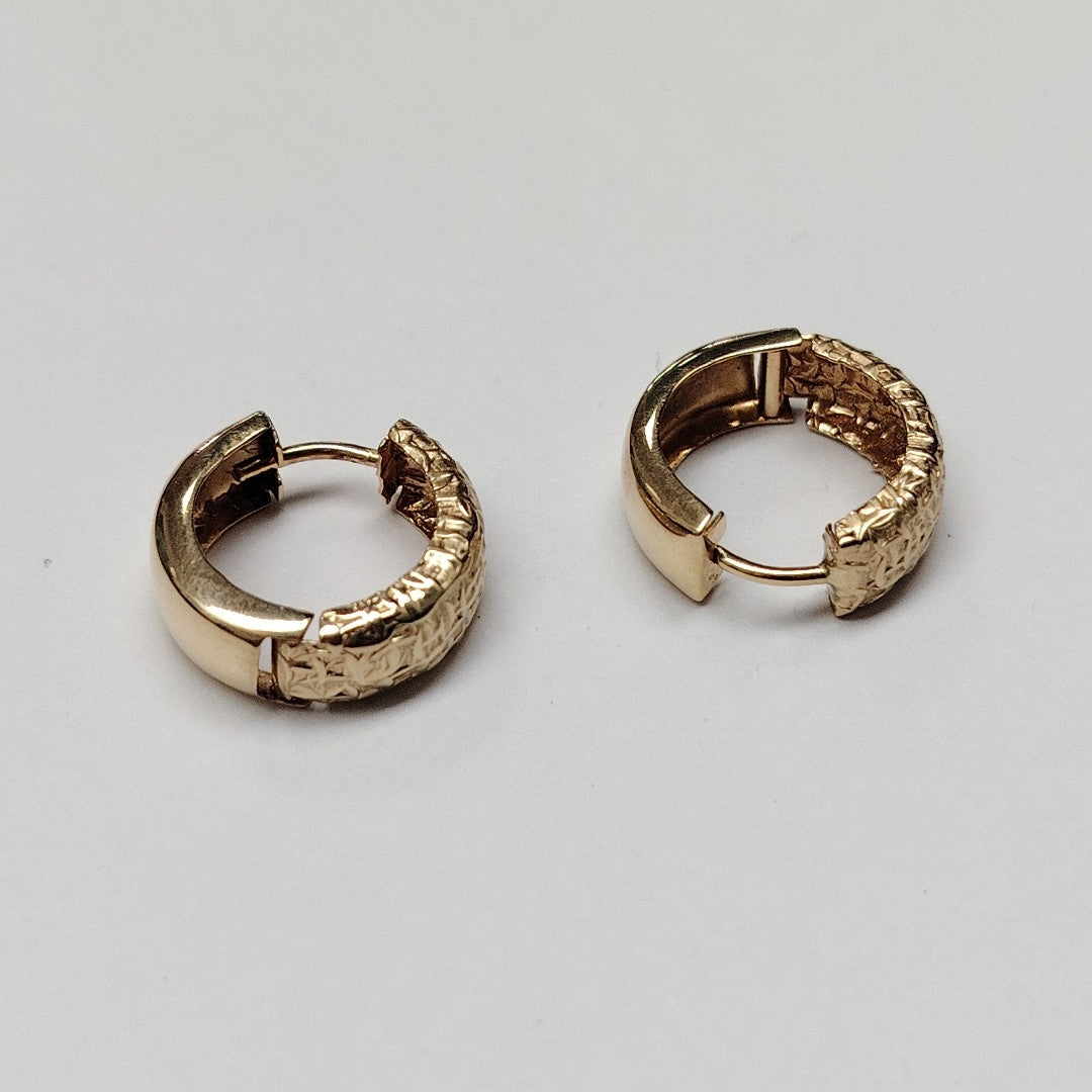 ARETES PAR ORO 14 K 2,10 GRMS (SEMINUEVO)