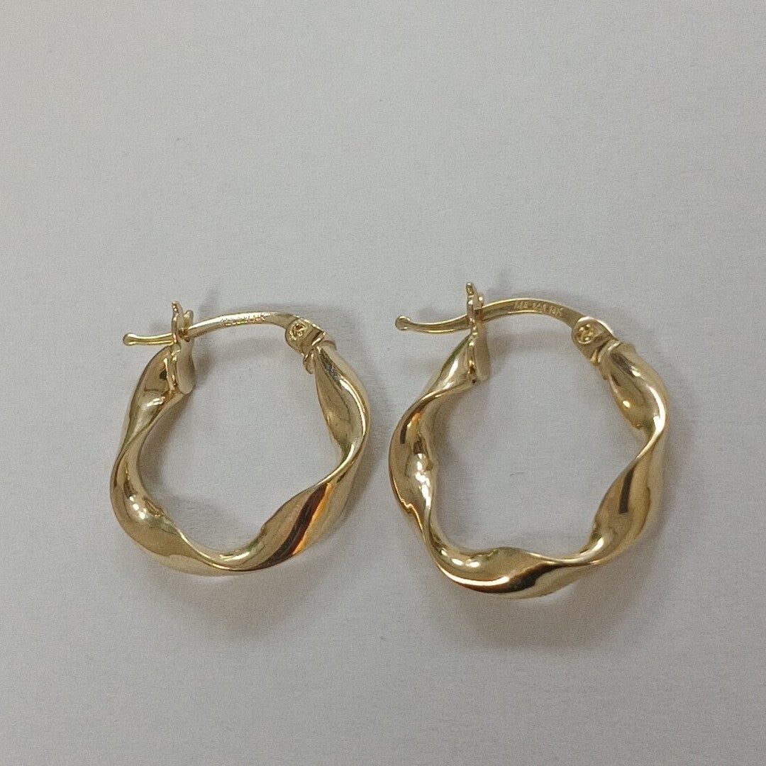 ARRACADAS ORO 14K 1.5 (NUEVO)