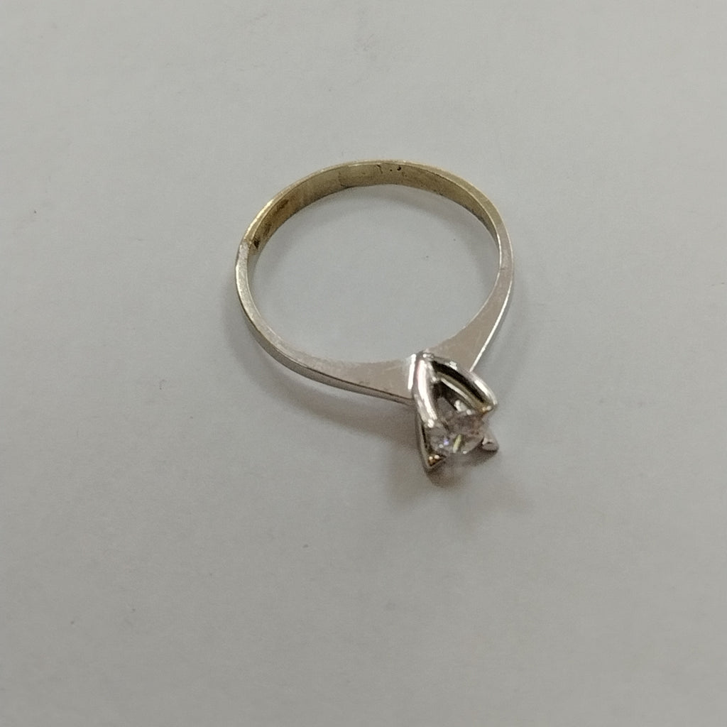 SOLITARIO ORO BLANCO 14 K 1,30 GRMS (SEMINUEVO)