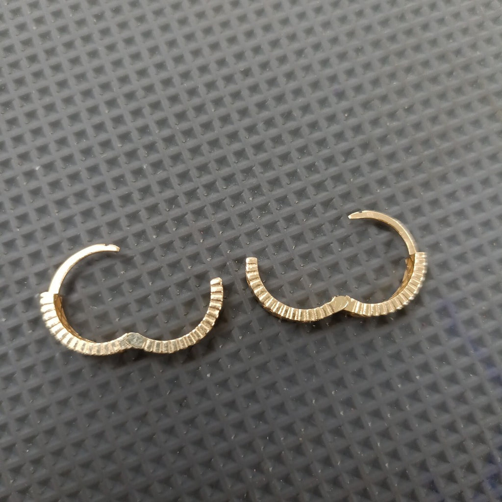 ARRACADAS PAR ORO 14 K 2.8 GRMS (SEMINUEVO)