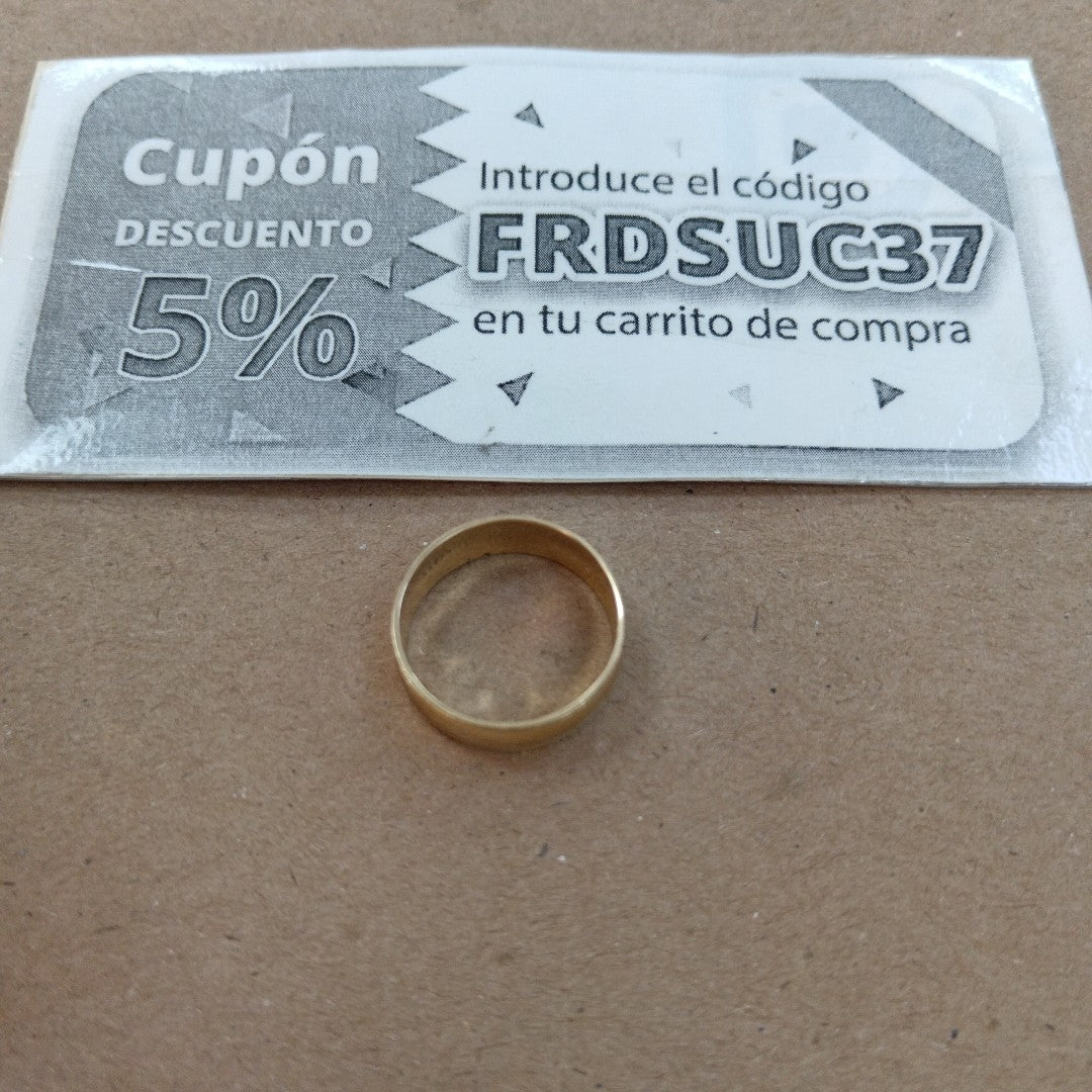 ARGOLLA ORO 10 K 2.3 GRMS (SEMINUEVO)