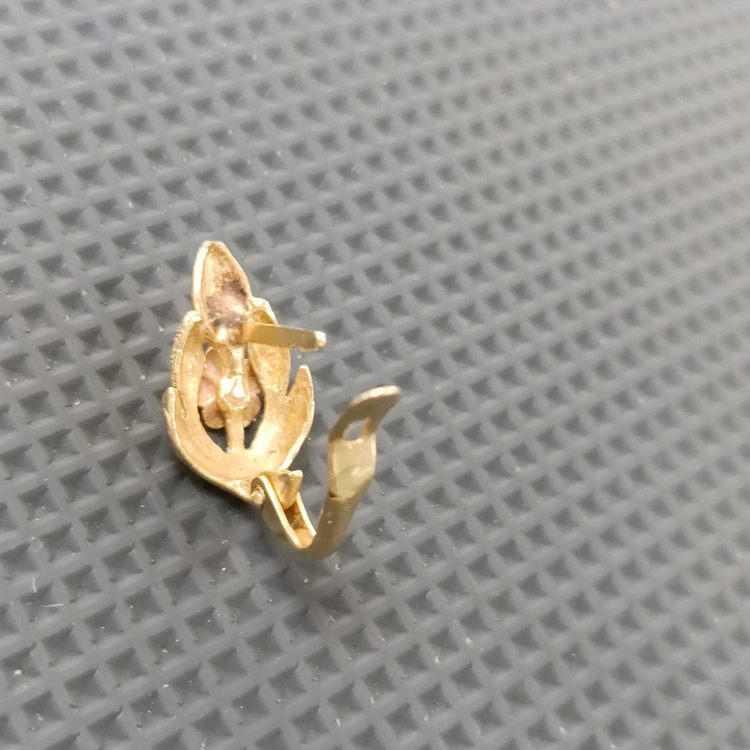 ARETES PAR ORO 14 K 4,00 GRMS (SEMINUEVO)