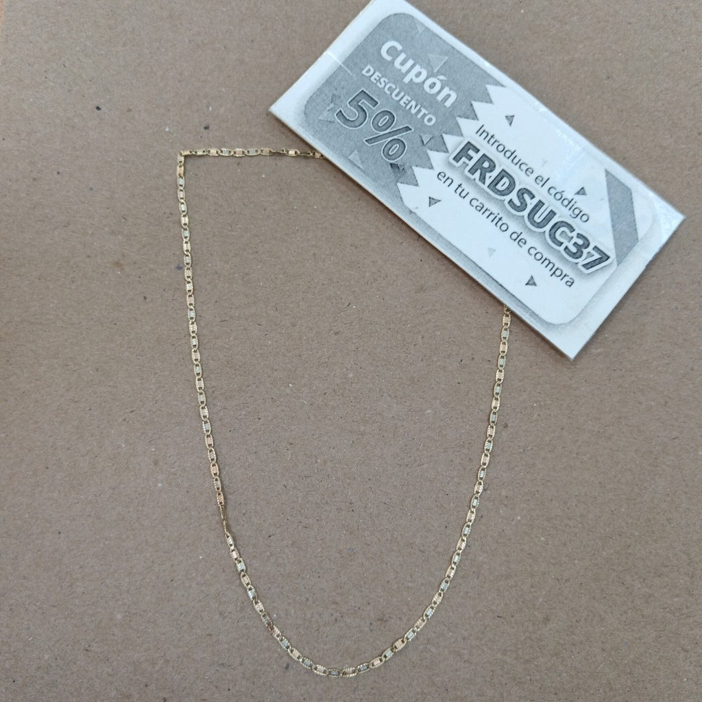 CADENA ORO 14 K 2.4 GRMS (SEMINUEVO)