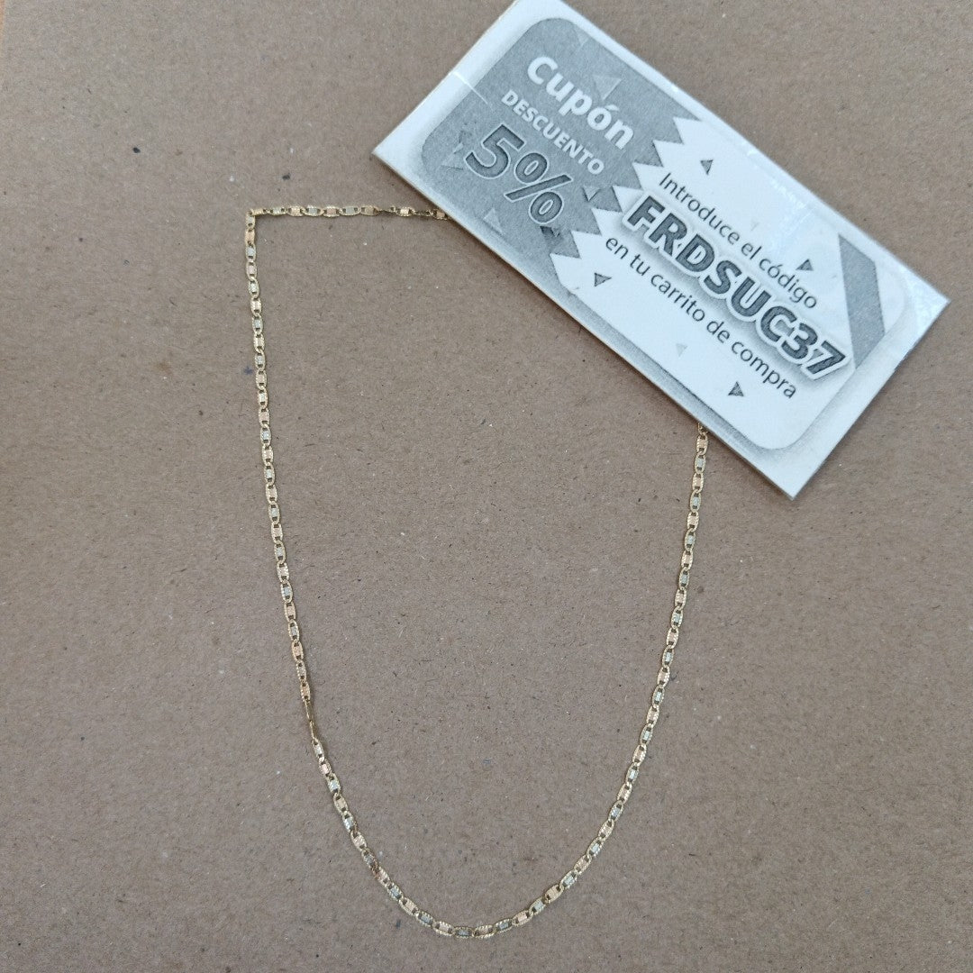 CADENA ORO 14 K 2.4 GRMS (SEMINUEVO)