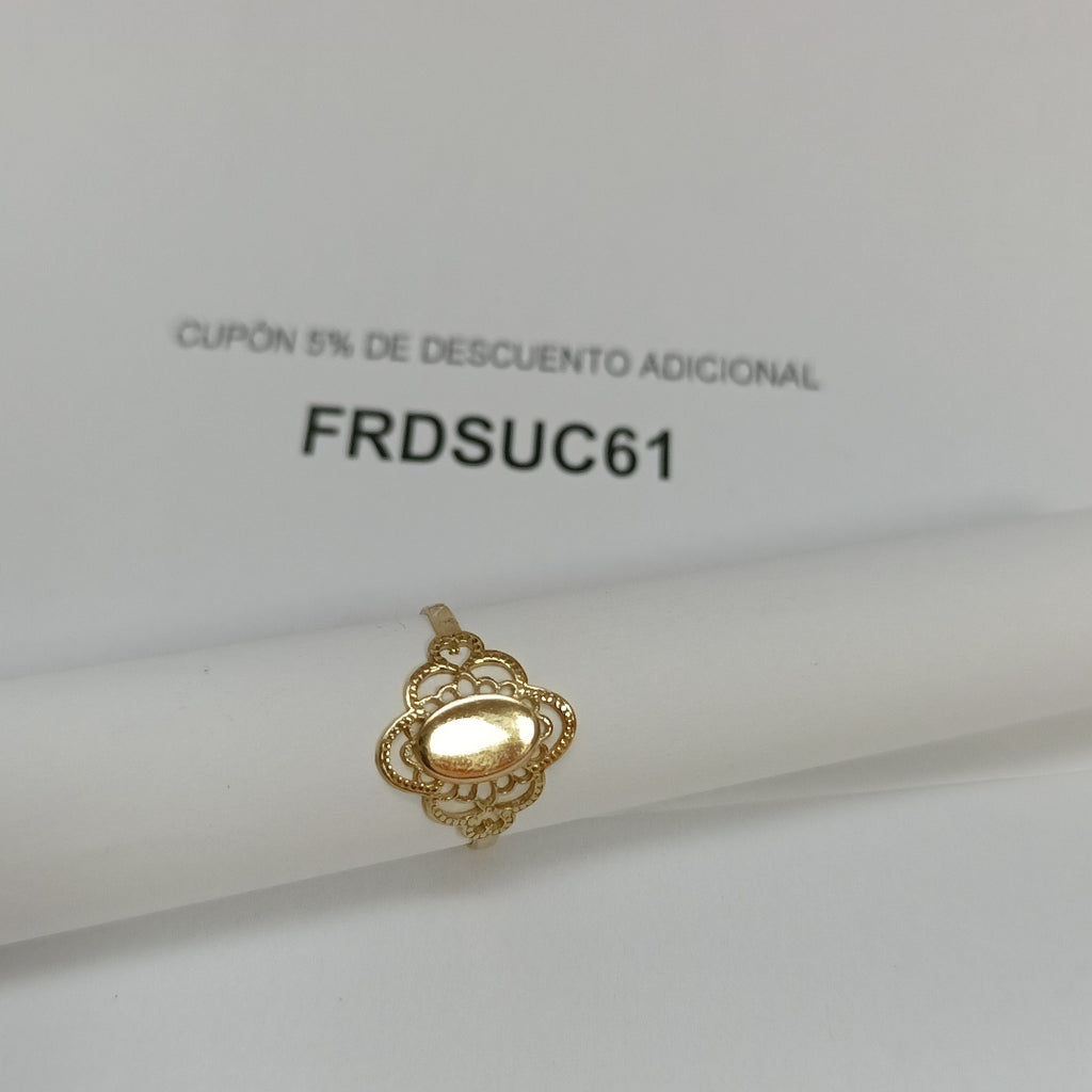 ANILLO ORO 10 K 1,50 GRMS (SEMINUEVO)