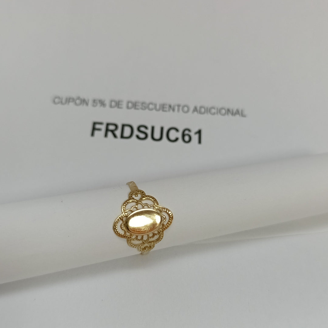ANILLO ORO 10 K 1,50 GRMS (SEMINUEVO)