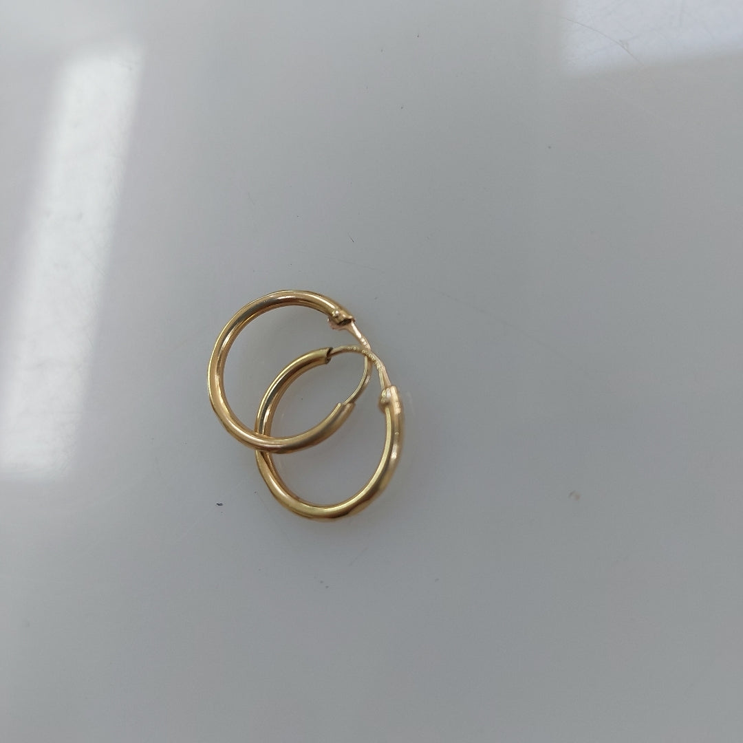 ARRACADAS PAR ORO 10 K 0.9 GRMS (SEMINUEVO)