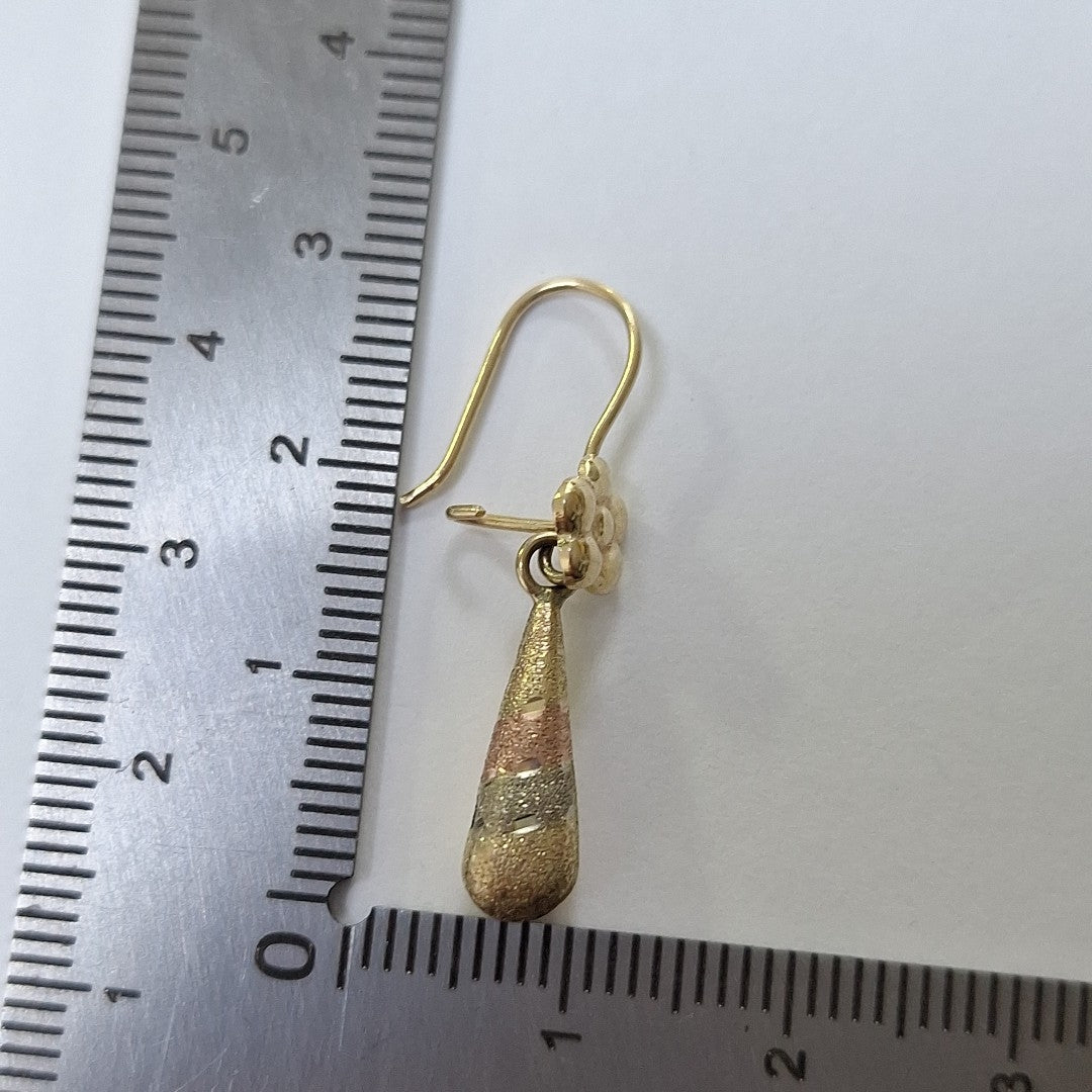 ARETES PAR ORO 10 K 1.6 GRMS (SEMINUEVO)