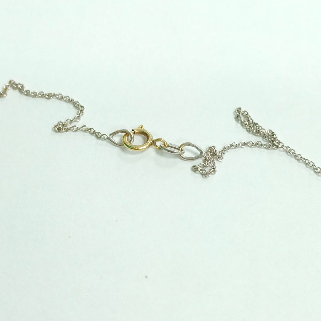 GARGANTILLA ORO BLANCO 14 K 2.2 GRMS (SEMINUEVO)