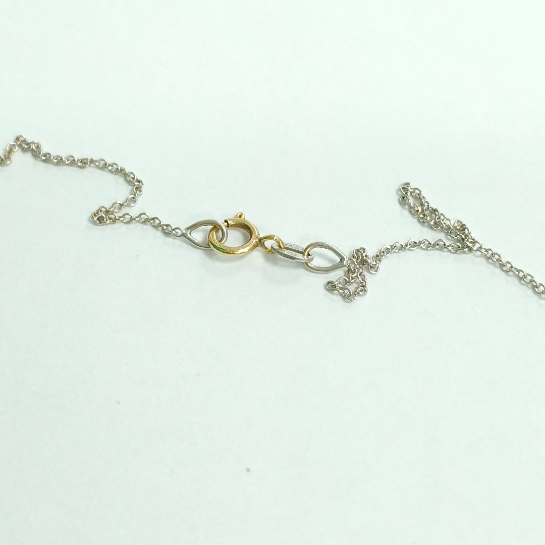 GARGANTILLA ORO BLANCO 14 K 2.2 GRMS (SEMINUEVO)