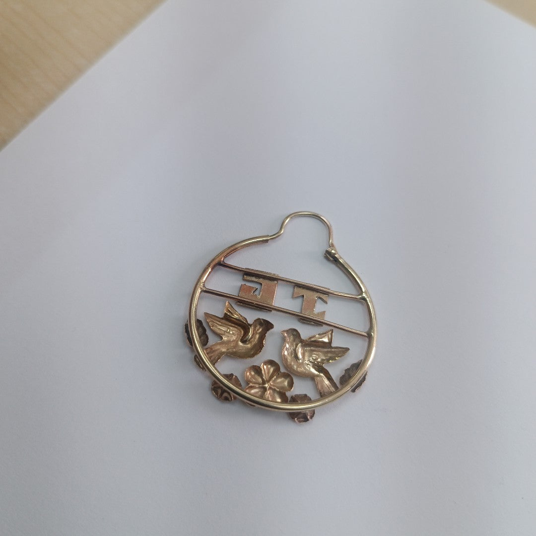 ARETES PAR ORO 8 K 6,50 GRMS (SEMINUEVO)