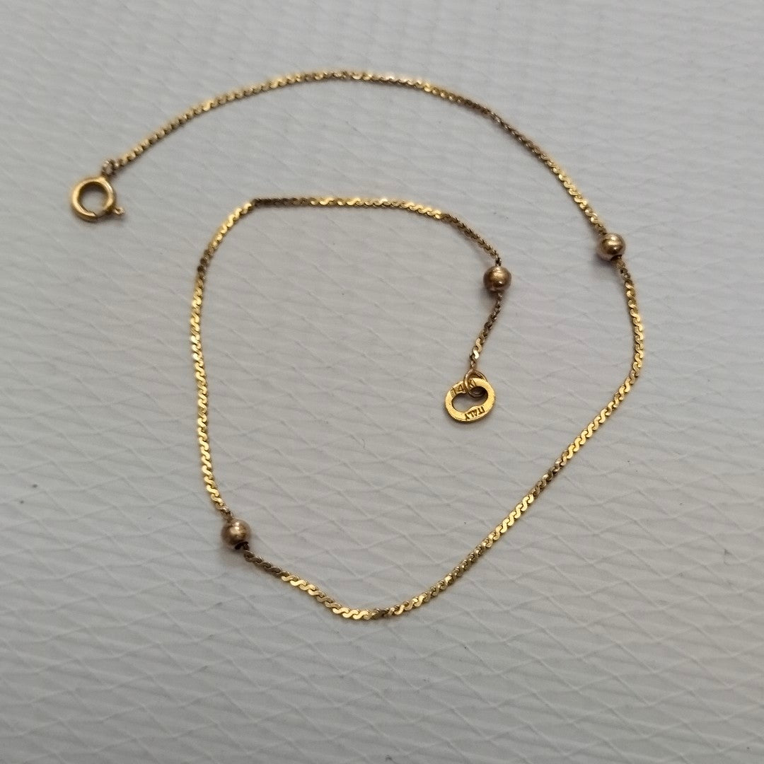 PULSERA ORO 14 K 0,90 GRMS (SEMINUEVO)