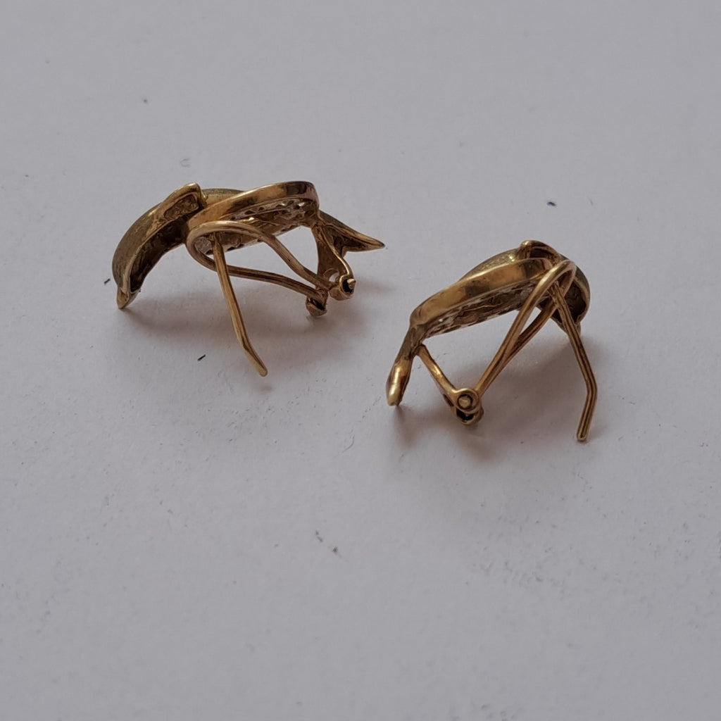 ARETES PAR ORO 10 K 4,70 GRMS (SEMINUEVO)