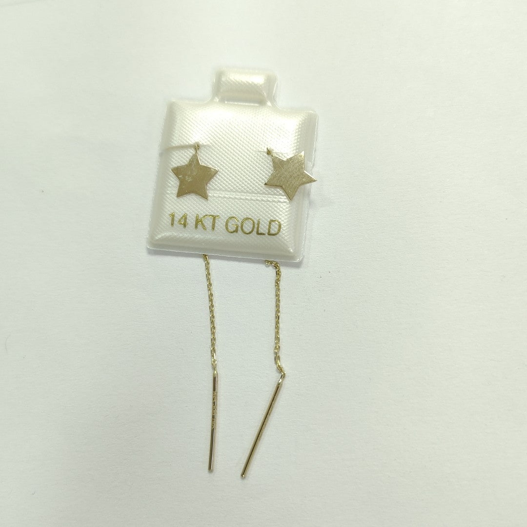 BROQUELES ORO 14K 0.6 (NUEVO)