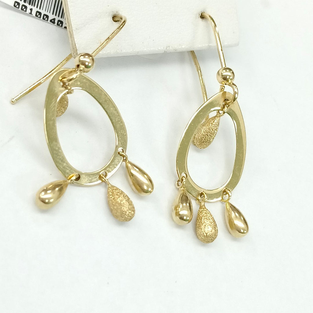 ARETES PAR ORO 14 K 3.1 GRMS (SEMINUEVO)