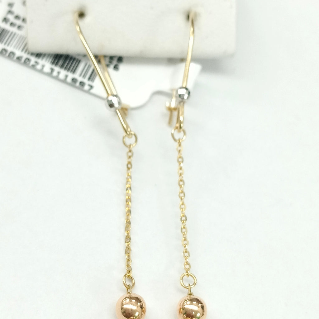 ARETES PAR ORO 14 K 2.7 GRMS (SEMINUEVO)
