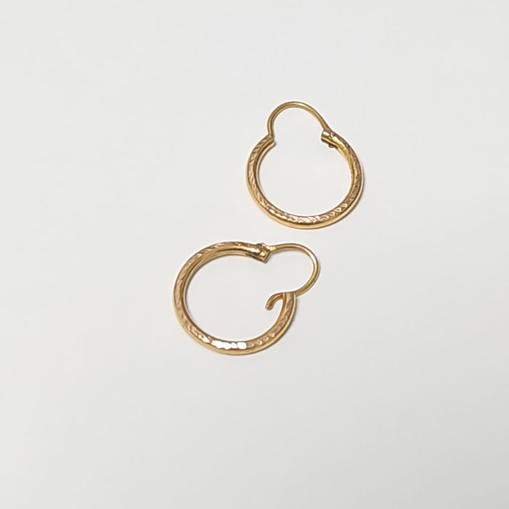ARRACADAS PAR ORO 8 K 1,30 GRMS (SEMINUEVO)