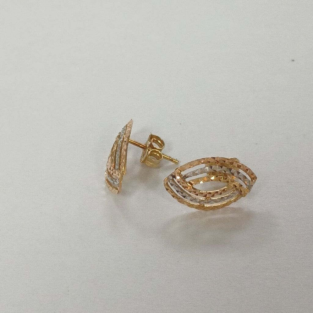 BROQUELES PAR ORO 14 K 1,40 GRMS (SEMINUEVO)