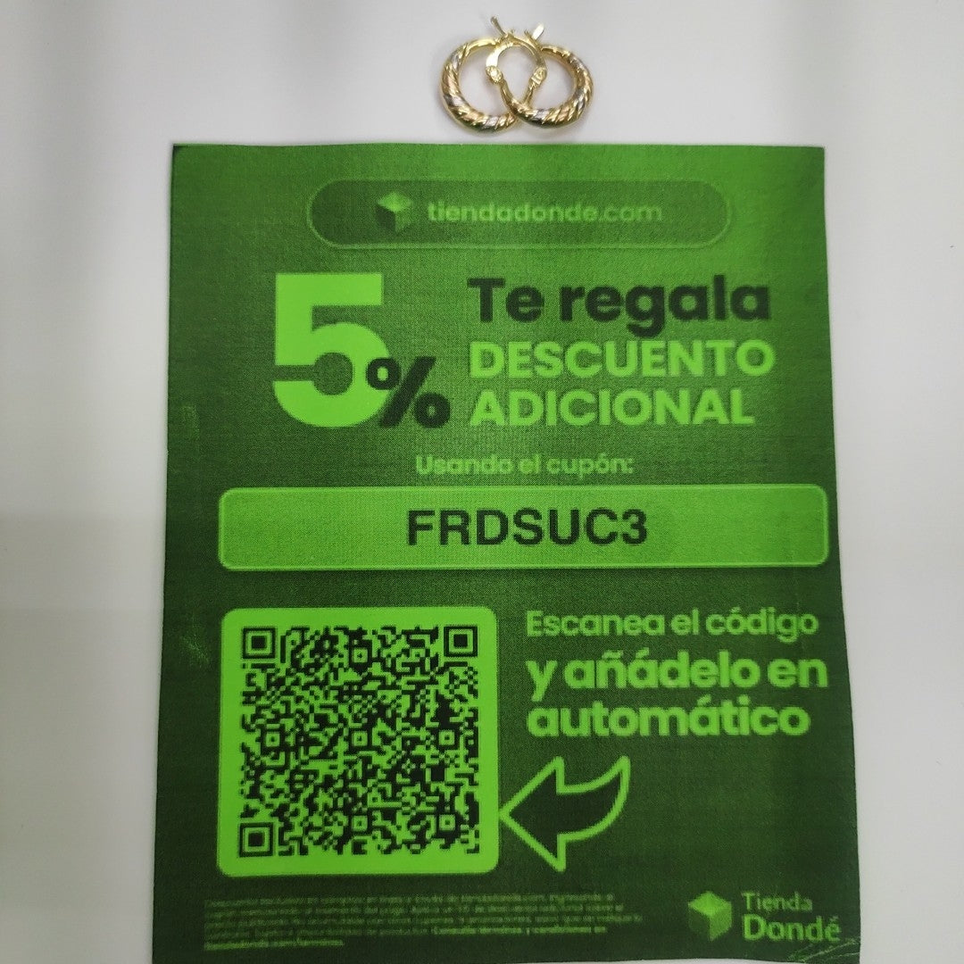 ARRACADAS ORO 14K 1.2 (NUEVO)