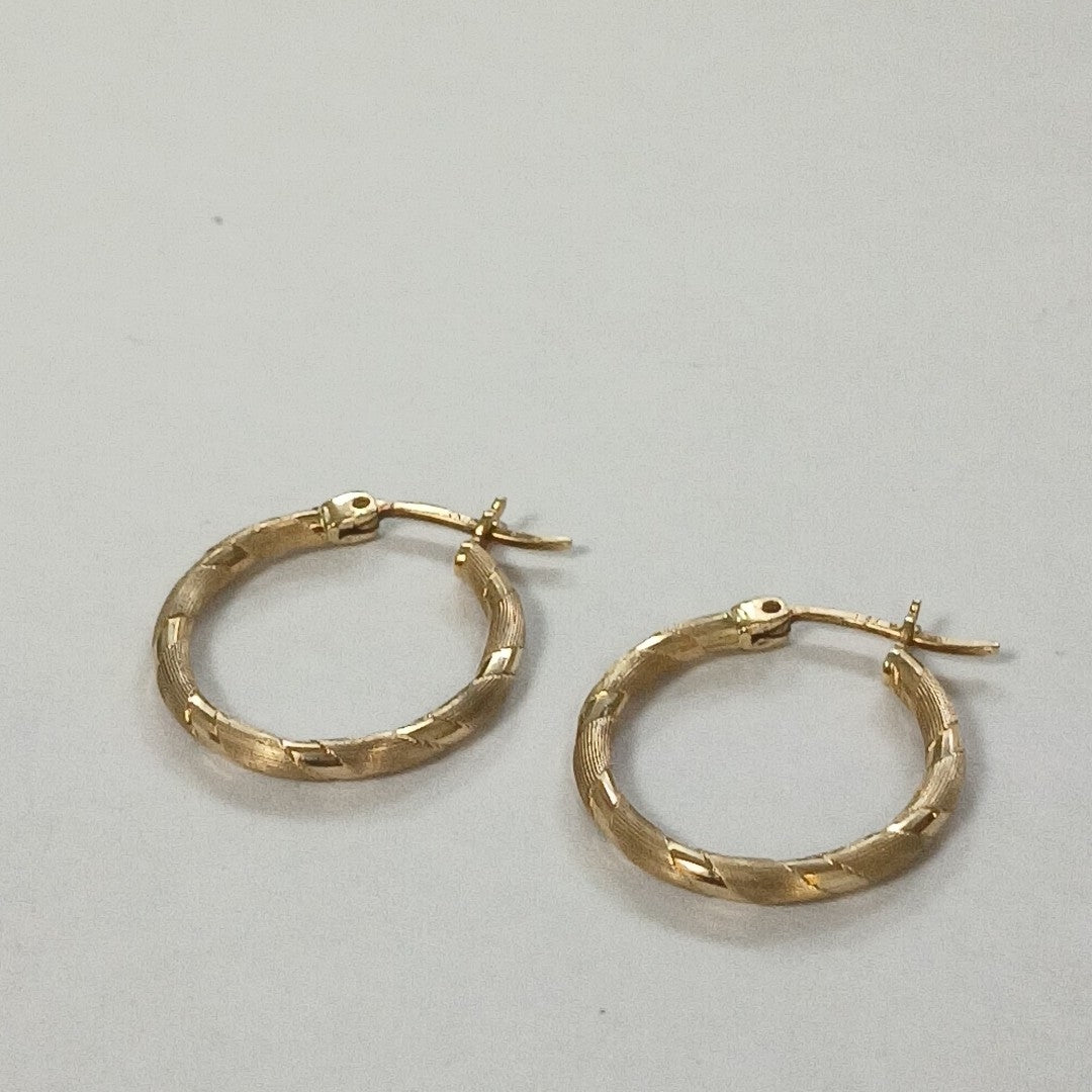 ARRACADAS PAR ORO 14 K 2,00 GRMS (SEMINUEVO)