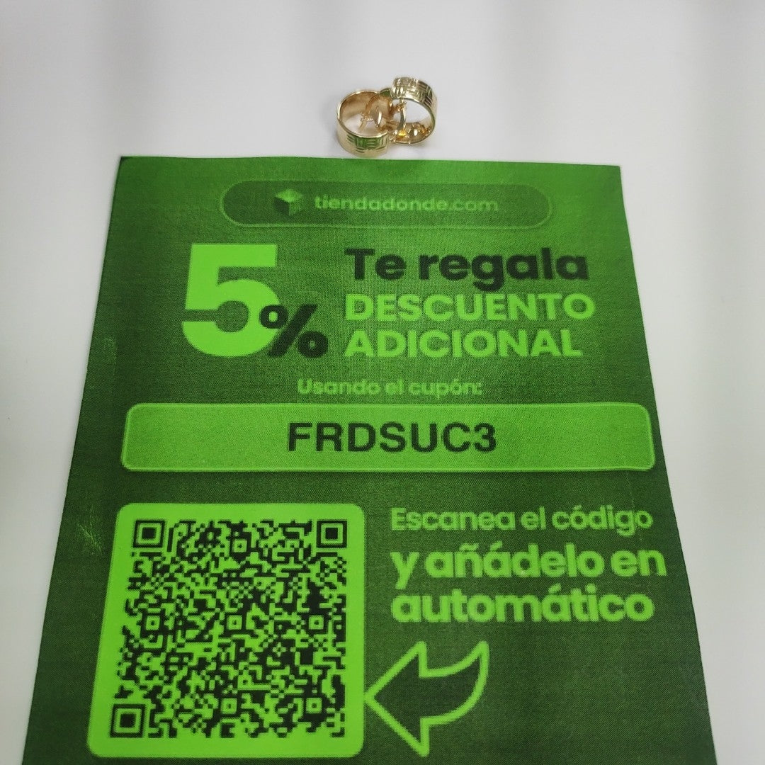 ARRACADAS ORO 14K 1.9 (NUEVO)