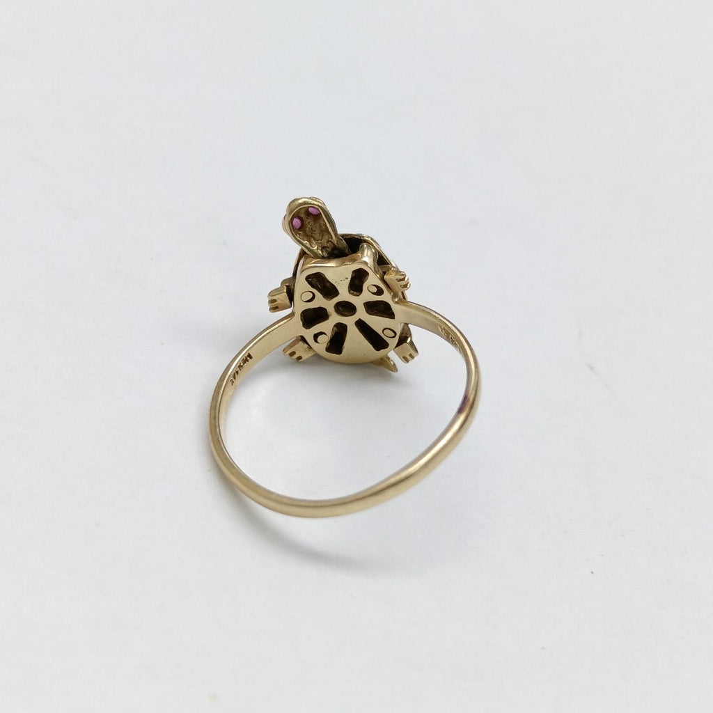 ANILLITO ORO, ORO COMBINADO 14 K 3.1 GRMS (SEMINUEVO)