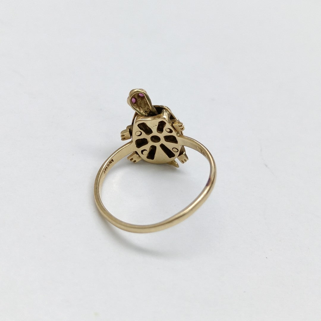 ANILLITO ORO, ORO COMBINADO 14 K 3.1 GRMS (SEMINUEVO)