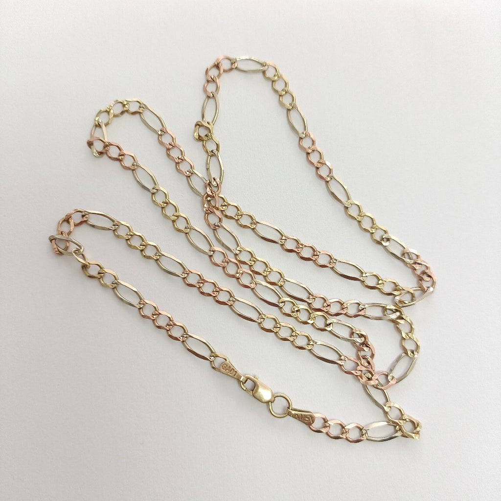 CADENA ORO COMBINADO 10 K 7.2 GRMS (SEMINUEVO)