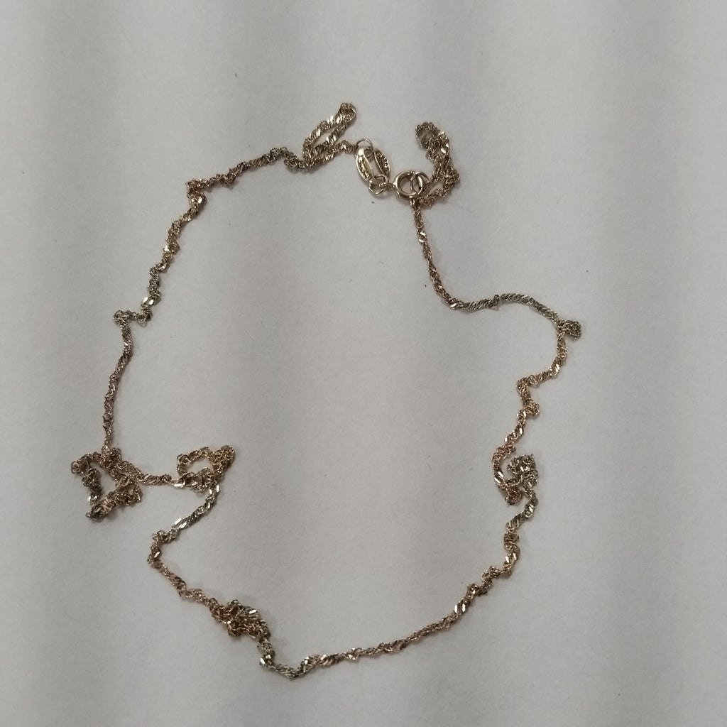 CADENA ORO COMBINADO 10 K 0.9 GRMS (SEMINUEVO)