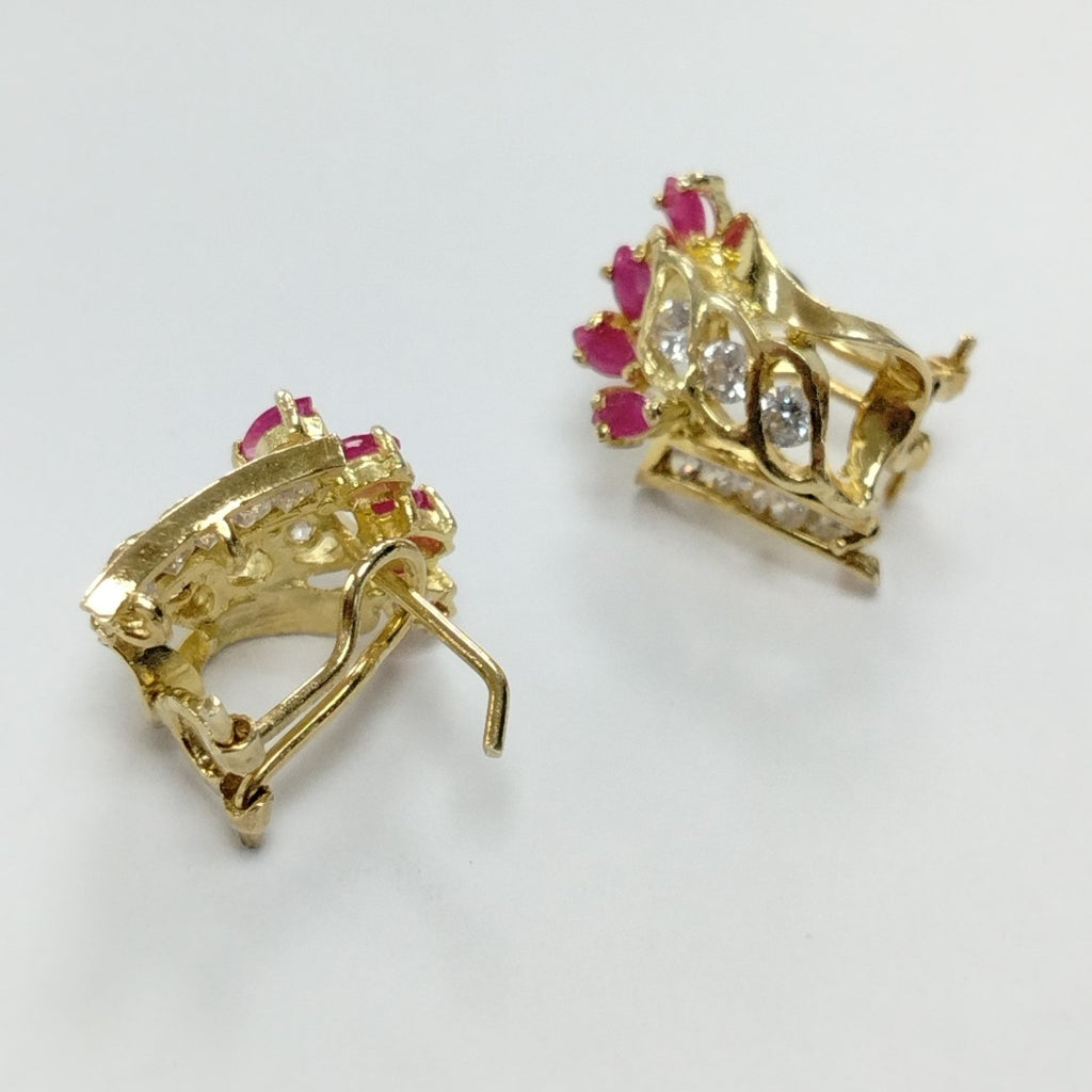 ARETES PAR ORO 14 K 5.7 GRMS (SEMINUEVO)