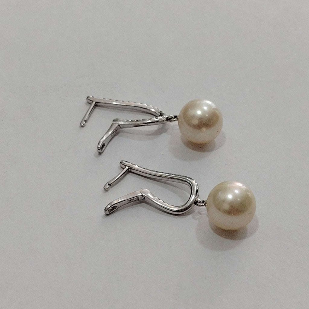 ARETES PAR ORO BLANCO 14 K 4 GRMS (SEMINUEVO)